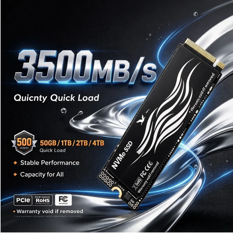 M.2 Nvme 4Tb Pcie 4.0 Ssd - M.2 NVMe PCIe 4.0 SSD 500GB