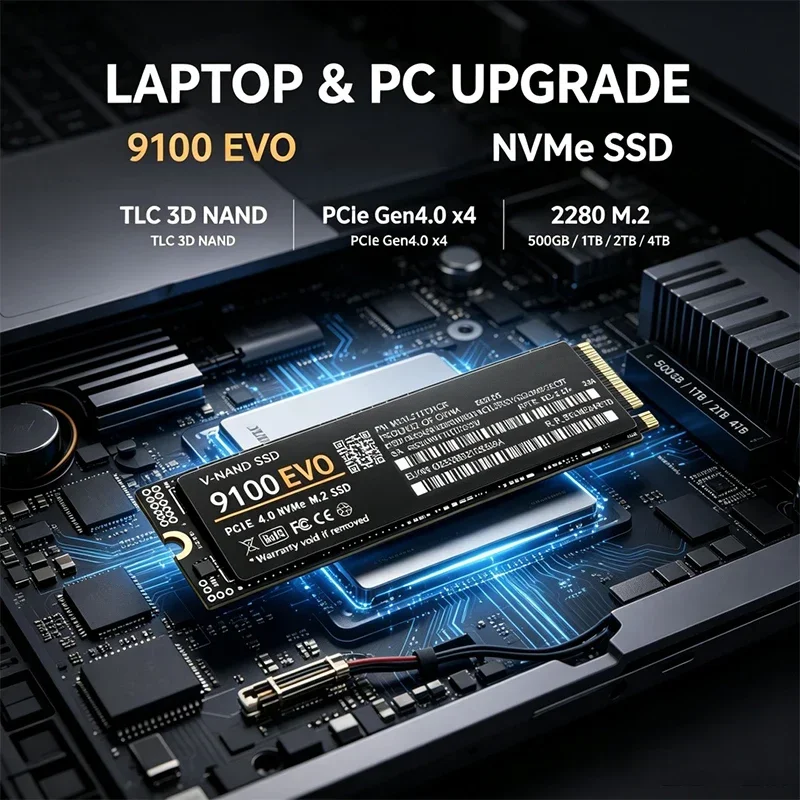 SSD 500GB 1TB 2TB 4TB 9100 EVO - đánh giá và giá M.2 Nvme 4Tb Pcie 4.0 Ssd