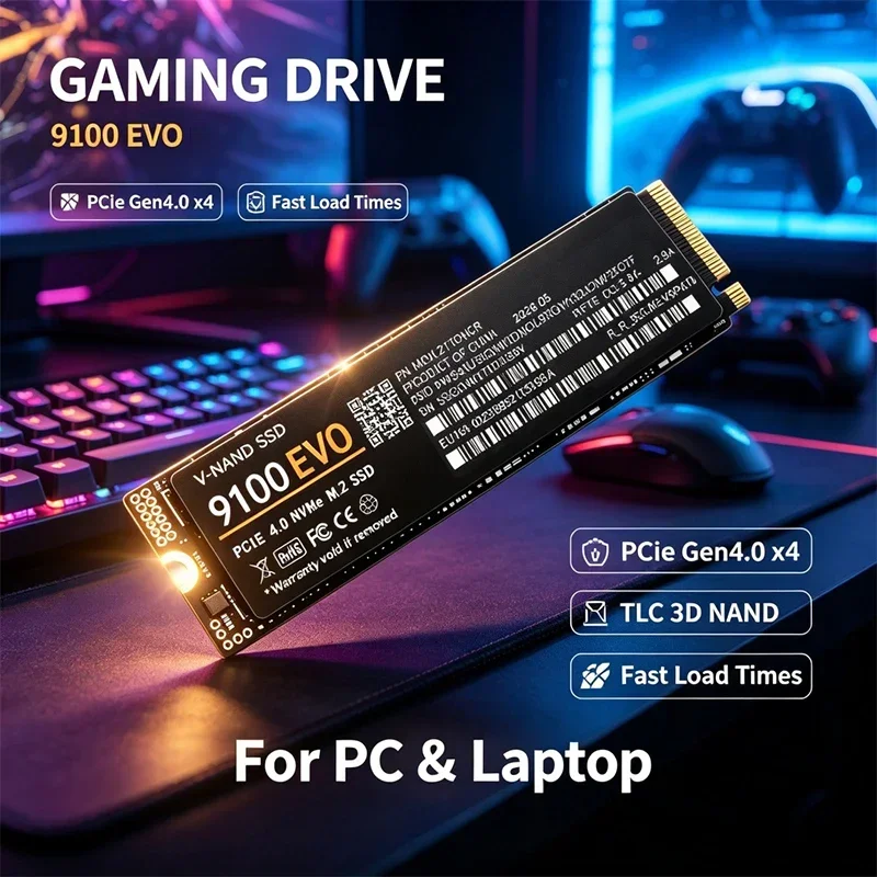 SSD 500GB 1TB 2TB 4TB 9100 EVO - đánh giá và giá M.2 Nvme 4Tb Pcie 4.0 Ssd