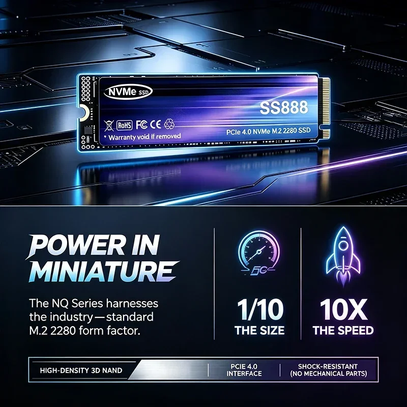 SS888 NVMe M.2 SSD 500GB 1TB 2 - đánh giá và giá M.2 Nvme 4Tb Pcie 4.0 Ssd
