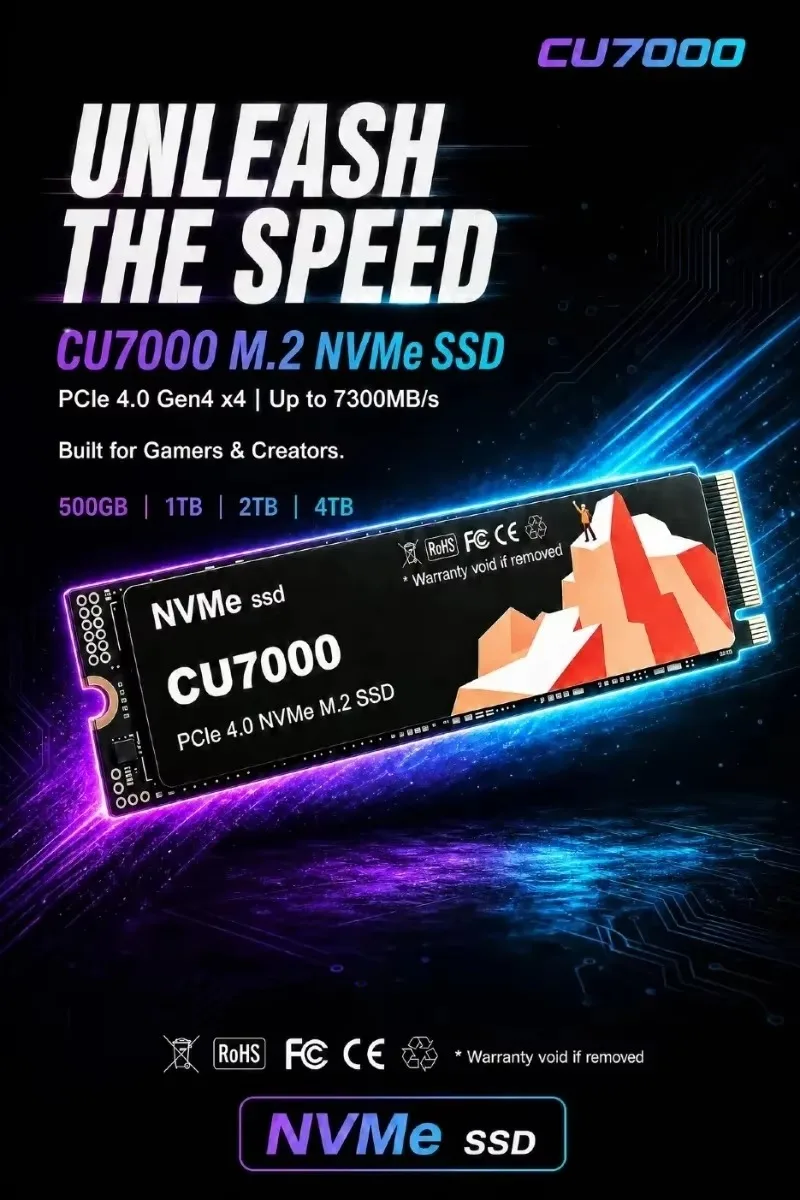 CU7000 SSD M.2 NVMe Internal S - đánh giá và giá M.2 Nvme 4Tb Pcie 4.0 Ssd