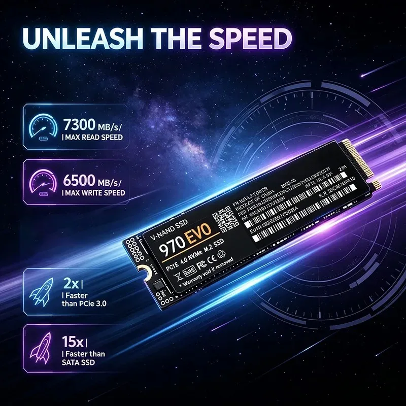 970 EVO SSD NVMe M.2 2280 PCIe - đánh giá và giá M.2 Nvme 4Tb Pcie 4.0 Ssd