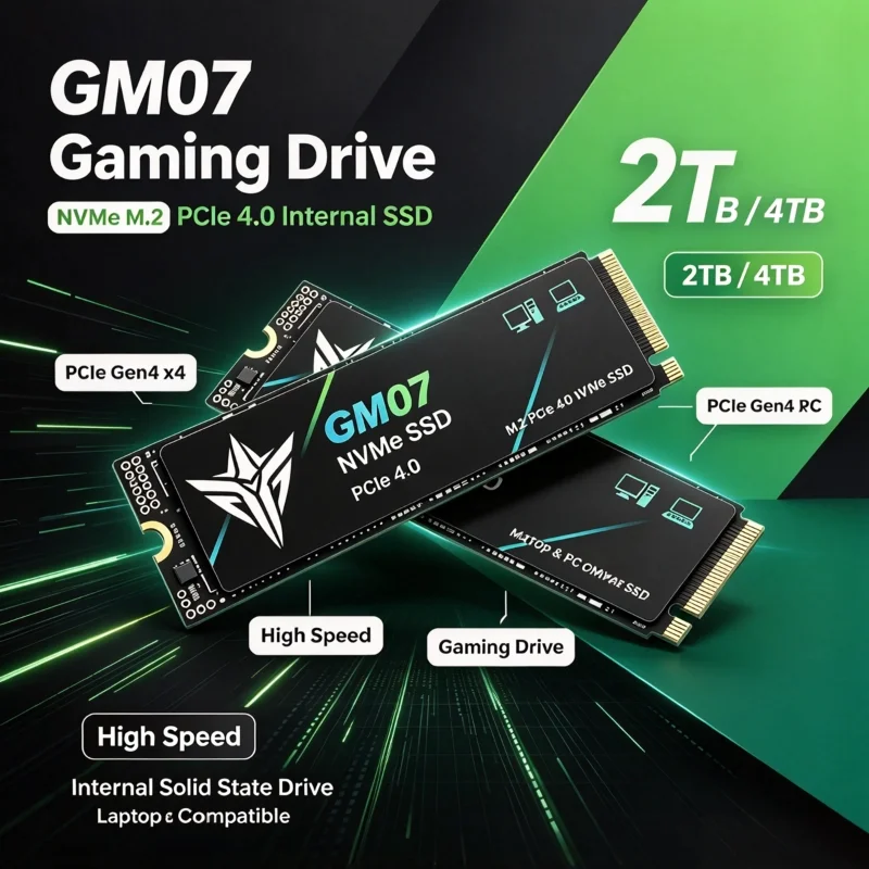 New GM07 M2 SSD Hard Disk, PCI - đánh giá và giá M.2 Nvme 4Tb Pcie 4.0 Ssd