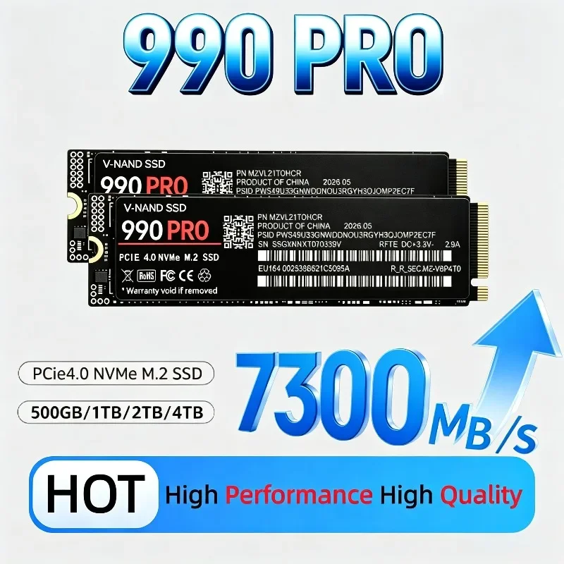 Original 990 PRO M.2 2280 NVMe - đánh giá và giá M.2 Nvme 4Tb Pcie 4.0 Ssd